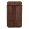 Moe's Home Collection Osamu Walnut Nightstand - Side Angle - Moe's Home Collection Osamu Walnut Nightstand - Side Angle