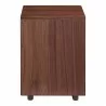 Moe's Home Collection Osamu Walnut Nightstand - Back Angle - Moe's Home Collection Osamu Walnut Nightstand - Back Angle