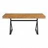 Moe's Home Collection Profecto Desk in Oak - Front Angle