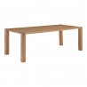Moe's Home Collection Post Dining Table in Oak Natural - Front Side Angle