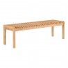 Moe's Home Collection Rohe Oak Bench Natural - Front Side Angle