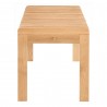 Moe's Home Collection Rohe Oak Bench Natural - Side Angle