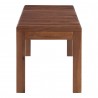 Moe's Home Collection Rohe Bench, Walnut Brown - Side Angle