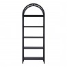 Moe's Home Collection Eero Bookcase in Black - Front Angle