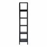 Moe's Home Collection Eero Bookcase in Black - Side Angle - Moe's Home Collection Eero Bookcase in Black - Side Angle