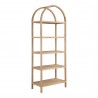 Moe's Home Collection Eero Bookcase in Natural - Front Side Angle
