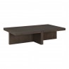 Moe's Home Collection Folke Coffee Table in Dark Brown - Front Side Angle