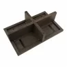 Moe's Home Collection Folke Coffee Table in Dark Brown - View of Bottom - Moe's Home Collection Folke Coffee Table in Dark Brown - View of Bottom