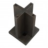 Moe's Home Collection Folke Side Table in Dark Brown - View of Bottom