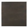 Moe's Home Collection Folke Side Table in Dark Brown - Top Angle
