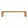 Moe's Home Collection Post Dining Bench in Large Natural - Front Angle - Moe's Home Collection Post Dining Bench in Large Natural - Front Angle