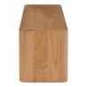 Moe's Home Collection Post Dining Bench in Large Natural - Side Angle