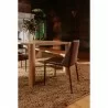 Moe's Home Collection Post Dining Bench in Large Natural - Lifestyle - Moe's Home Collection Post Dining Bench in Large Natural - Lifestyle