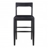 Moe's Home Collection Owing Counter Stool in Black - Front Angle
