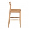 Moe's Home Collection Owing Counter Stool in Oak - Side Angle