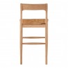 Moe's Home Collection Owing Counter Stool in Oak - Back Angle