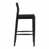 Moe's Home Collection Owing Barstool in Black - Side Angle - Moe's Home Collection Owing Barstool in Black - Side Angle
