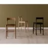 Moe's Home Collection Owing Barstool in Oak / Walnut / Black - Lifestyle - Moe's Home Collection Owing Barstool in Oak / Walnut / Black - Lifestyle