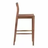 Moe's Home Collection Owing Barstool in Walnut - Side Angle - Moe's Home Collection Owing Barstool in Walnut - Side Angle