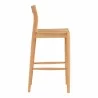 Moe's Home Collection Owing Barstool in Oak - Side Angle - Moe's Home Collection Owing Barstool in Oak - Side Angle