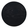 Moe's Home Collection Lund Stool in Black Oak - Top Angle