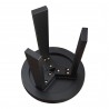 Moe's Home Collection Lund Stool in Black Oak - View of Bottom