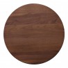 Moe's Home Collection Lund Stool in Walnut - Top Angle