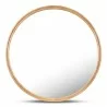 Moe’s Home Collection Alcott Round Mirror Small in Oak - Moe’s Home Collection Alcott Round Mirror Small in Oak