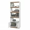 Manhattan Comfort Mid-Century Modern Ratzer Bookcase Storage Open View - Manhattan Comfort Mid-Century Modern Ratzer Bookcase Storage Open View