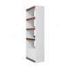 Manhattan Comfort Mid-Century Modern Ratzer Bookcase Side