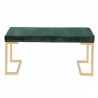 LumiSource Midas Bench - GREEN - Front / Rear - LumiSource Midas Bench - GREEN - Front / Rear