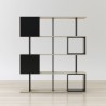 Anderson Teak Alliance Geometric Bookcase - Front and Empty