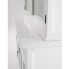 Nova Solo Halifax Glass-Display Hutch Unit - White - Detail