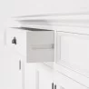 Nova Solo Halifax Glass-Display Hutch Unit - White - Detail - Nova Solo Halifax Glass-Display Hutch Unit - White - Detail
