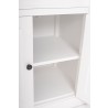 Nova Solo Halifax Glass-Display Hutch Unit - White - Detail