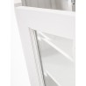 Nova Solo Halifax Glass-Display Hutch Unit - White - Detail