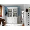 Nova Solo Halifax Glass-Display Hutch Unit - White - Lifestyle - Nova Solo Halifax Glass-Display Hutch Unit - White - Lifestyle