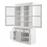 Nova Solo Halifax Glass-Display Hutch Unit - White - Detail - Nova Solo Halifax Glass-Display Hutch Unit - White - Detail