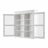 Nova Solo Halifax Glass-Display Hutch Unit - White - Detail - Nova Solo Halifax Glass-Display Hutch Unit - White - Detail