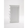 Nova Solo Halifax Glass-Display Hutch Unit - White - Detail