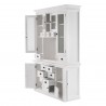 Nova Solo Halifax Kitchen Hutch Buffet-Rear Perspective