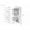 Nova Solo Halifax Kitchen Hutch Buffet- Dimension - Nova Solo Halifax Kitchen Hutch Buffet- Dimension