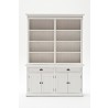 Infinita Hutch Buffet with Open Shelves - Front  Angle