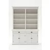 Infinita Hutch Buffet with Open Shelves - Front  Angle - Infinita Hutch Buffet with Open Shelves - Front  Angle
