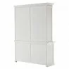 Infinita Hutch Buffet with Open Shelves - Back Side Angle - Infinita Hutch Buffet with Open Shelves - Back Side Angle