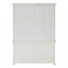 Infinita Hutch Buffet with Open Shelves - Back Angle