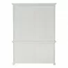 Infinita Hutch Buffet with Open Shelves - Back Angle - Infinita Hutch Buffet with Open Shelves - Back Angle