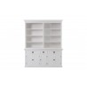 Nova Solo Hutch Cabinet With 5 Doors 3 Drawers - Front