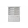 Nova Solo Hutch Cabinet With 5 Doors 3 Drawers - Front - Nova Solo Hutch Cabinet With 5 Doors 3 Drawers - Front