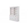Nova Solo Hutch Cabinet With 5 Doors 3 Drawers - Angled View